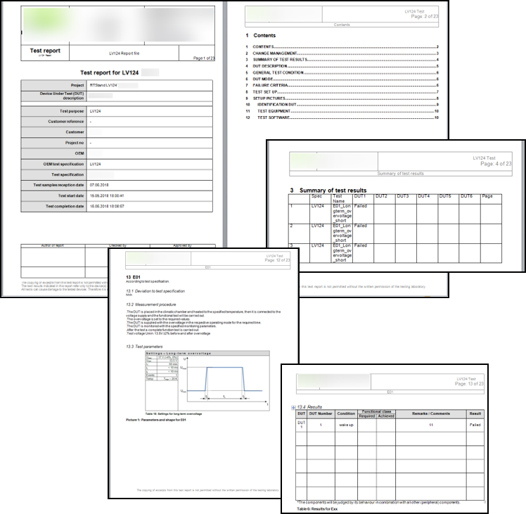 LV 124 Automated Testing System - LV 124 Automated System for Automotive